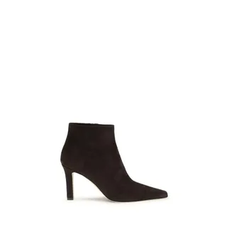 The Row Brown Lamb Leather Ankle Womens Boots