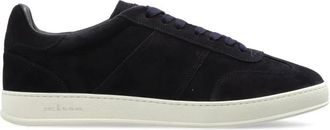 Kiton Suede Sneakers - Heren - Sneakers - Blauw - 41 1/2 EU - Leer - Schoenen