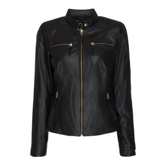 Notyz Notyz - Leren Jas - Dames - Jassen - Zwart - Maat: S Leer