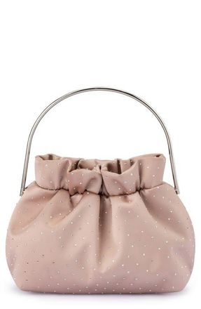 Olga Berg Archie Top Handle Clutch in Taupe at Nordstrom