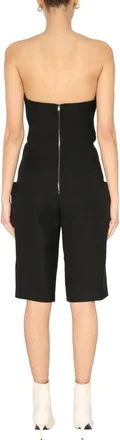 Philosophy di Lorenzo Serafini Minimalist Back-Zip Mini Dress - Black