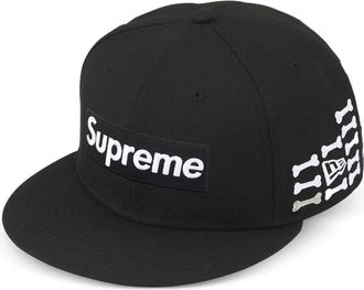 SUPREME 59Fifty honkbalpet met patch - Zwart