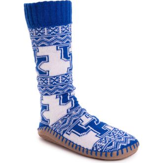Muk Luks Gameday Slipper Socks in Kentucky at Nordstrom, Size Medium