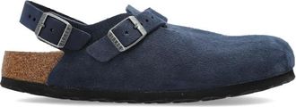 Birkenstock Schoenen, Dames, Blauw, 40 EU, Leer, Tokio II Suede