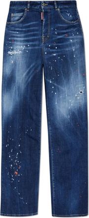 Dsquared2 Traveller Jeans - Dames - Loose Fit Jeans - Blauw - XS - Katoen - Jeans