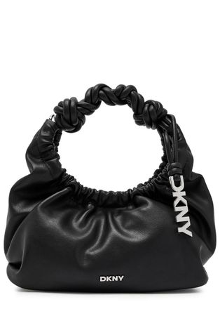 DKNY Pia Grained Leather Cross-body bag - Black - One Size