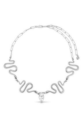 Ettika Serpentina Choker Necklace in Silver at Nordstrom