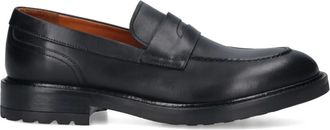 Alexander Hotto penny-strap leather loafers - Black