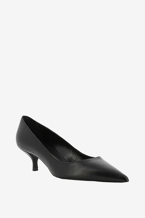 Stuart Weitzman Glattleder-Pumps mit kleinem Absatz Stuart Kitten 50
