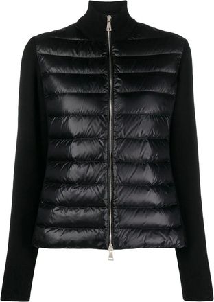 Moncler Classic Bi-Material Cardigan