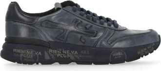 Premiata Mick Sneakers - Heren - Sneakers - Blauw - 45 EU - Leer - Schoenen