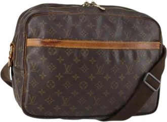 Louis Vuitton Pre-owned Canvas Cross Body Tas - Dames - Vintage Schoudertas - Bruin - ONE Size - Vintage