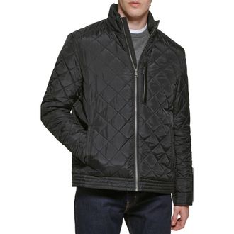 Cole Haan Signature Quilted Jacket in Black at Nordstrom, Size Small