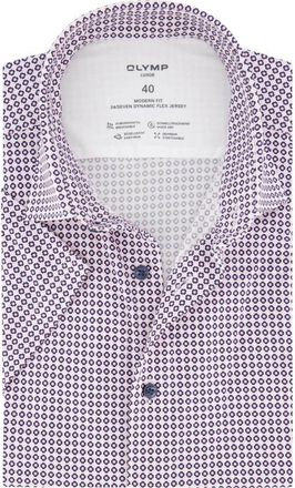 Olymp Olymp, Overhemden, Heren, Roze, 5Xl, Katoen, Olymp overhemd korte mouw roze