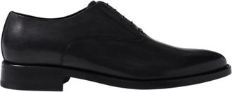 Scarosso Marco Nero Oxfords - Heren - Veterschoenen - Zwart - 48 EU - Leer - Schoenen