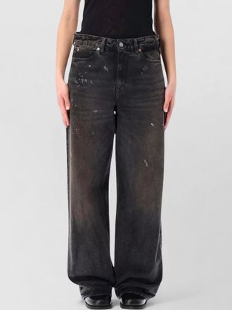 Our Legacy relaxed cut denim trousers distressed detailing
