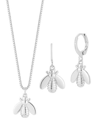 Sphera Milano Plated Necklace/Earring Set