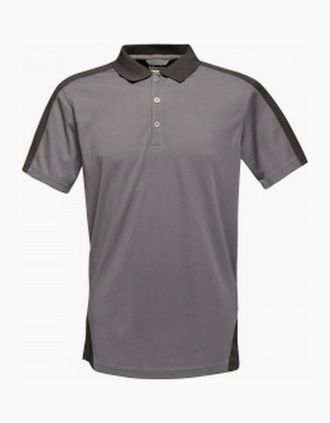 Regatta Mens Regatta Professional Mens Contrast Coolweave Polo Shirt - Grey - Size: 48