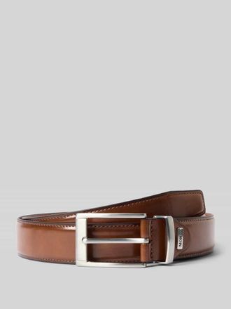 Monti Gürtel mit Dornschließe Modell GRAZ in Cognac, Größe 100