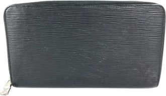Louis Vuitton Pre-owned Long bill wallet (bi-fold) - unisex - Vintage Accessoires - Zwart - ONE Size - Vintage