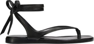 Margaux Eyewear The Palermo Wrap Sandal in Black Nappa at Nordstrom, Size 34.5