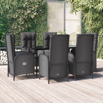 vidaXL Furniture Limited - Set De Comedor De Jard&iacute;n 7 Pzas Y Cojines