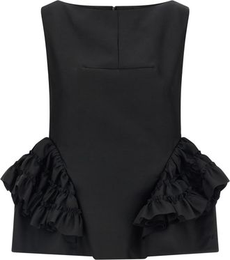 Dries Van Noten Black Casey Top