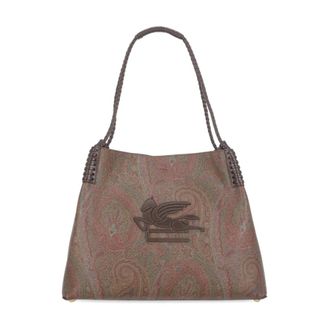 Etro Dames, Tassen, Bruin, Maat: ONE Size Katoen