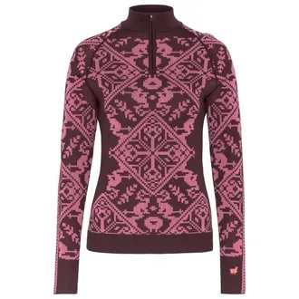 Kari Traa Saga Half Zip Merinounterw&auml;sche f&uuml;r Damen | lila