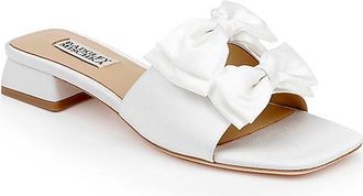 Badgley Mischka Giorgia Block-Heel Slide Sandals