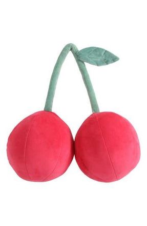 Betsey Johnson Cherry Plush Throw Pillow in Red Multi at Nordstrom Rack