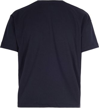 A.P.C. Womens T-Shirt Boxy Rue Madame Dark Navy-Ecru Organic Cotton T-Shirts & Jerseys Navy/ecru