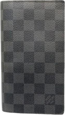 Louis Vuitton Pre-owned Vintage Canvas Coin Case - Heren - Vintage Accessoires - Zwart - ONE Size - Vintage