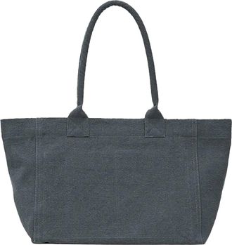 Isabel Marant Womens Tote Bag Yenky Faded Black Cotton Handbags Hand