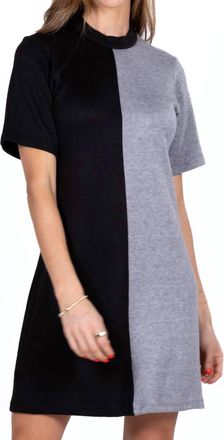 Flynn Jodie Dress In Black/grey