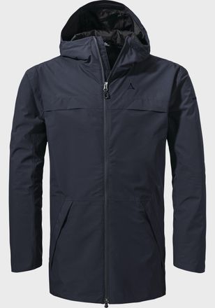 Sch&ouml;ffel Langjacke SCH&Ouml;FFEL Parka Style Bohorok MNS, Herren, Gr. 46, blau (8820, blau), Oberstoff: 100% Polyester; (Membran: Thermoplastisches Polyurethan); Fu