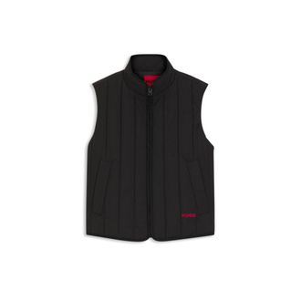 HUGO BOSS Lightweight gilet with vertical quilting
