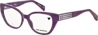 Karl Lagerfeld Womens 53 mm Purple Opticals