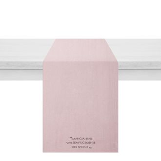KASANOVA Runner 45x140 cm scritta Quotes malva