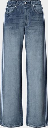 Rag & Bone rb Miramar Terry Wide-Leg Track Jeans