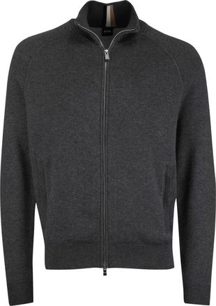 HUGO BOSS Truien & Vesten, Heren, Grijs, 3Xl, Katoen, Cardigans