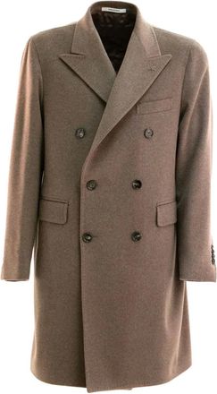 Tagliatore double-breasted coat - Brown