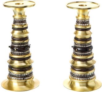 Michael Aram Set Of 2 Naga Candleholders