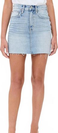 Pistola Denim Skye High Rise Mini Skirt In Brooklyn