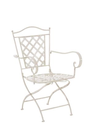 Clp Silla De Jard&iacute;n Adara Crema Antiguo