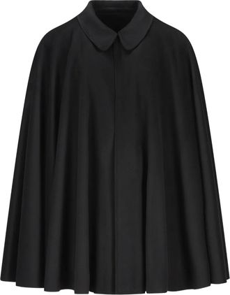 Il Tabarro Wollen cape - Zwart