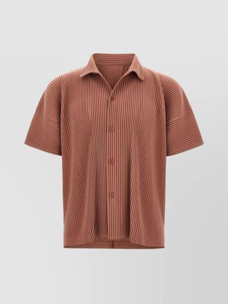 Homme Pliss&eacute; Issey Miyake printed shirt