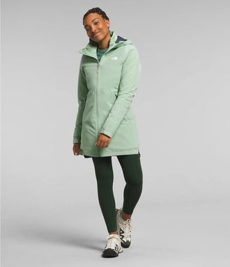 The North Face Womens The North Face ThermoBall Eco NF0A5GBNI0G Triclimate Parka Green SGN739
