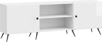 vidaXL Mueble De Tv 150 X 31 X 50 Cm Brillante Madera De Ingenier&iacute;a Vidaxl
