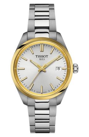 Tissot PR 100 Classic Bracelet Watch, 34mm in Silver at Nordstrom